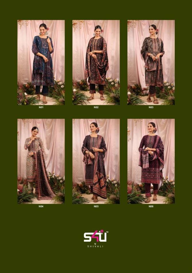 S4u Noor Vol 2 Festive Winter Wear Wholesale Readymade Salwar Suit Catalog
